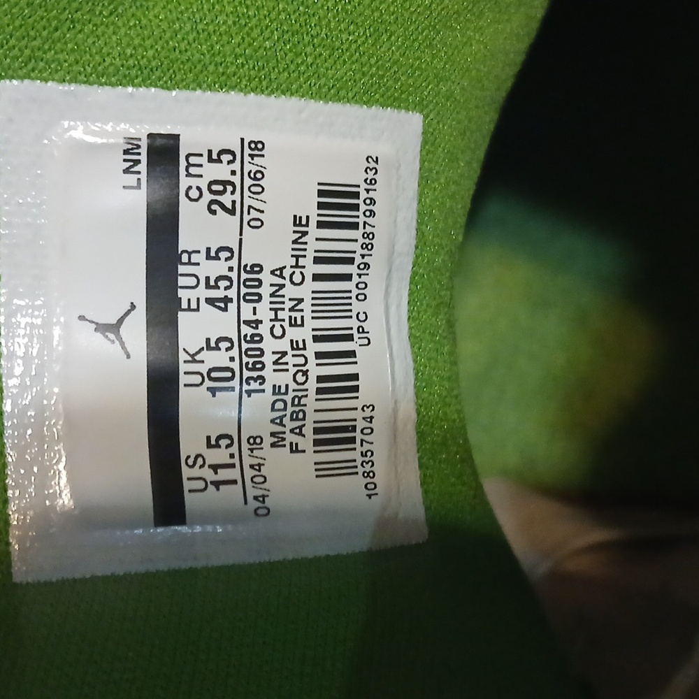 Air Jordan 3 Retro (CHLOROPHYLL) Mens-11.5 ,100% Authentic! - Picture 6 of 12